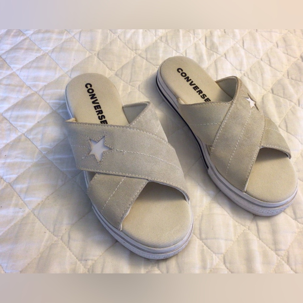 Converse Womens One Star Suede Slip Sandal size 7.5